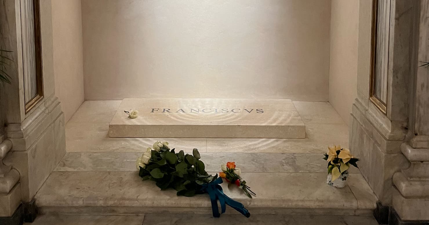 sepolcro di papa francesco
